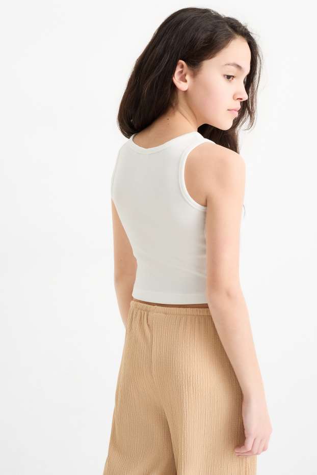 Nena - Harry Potter - Top - acanalat - blanc