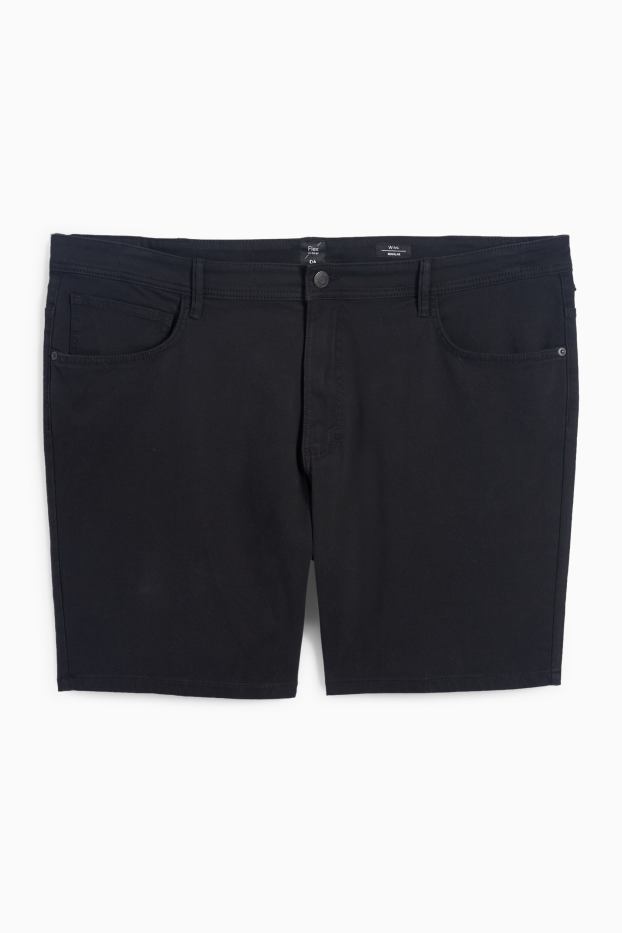Heren - Bermuda - Flex - zwart