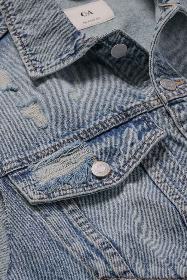 Women - Denim waistcoat - denim-light blue