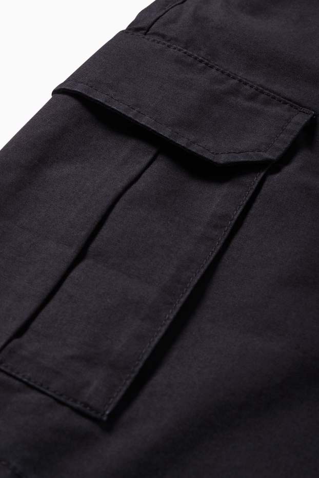 Hommes - Short cargo - noir