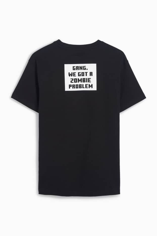 Kinderen: jongens - Minecraft - T-shirt - zwart