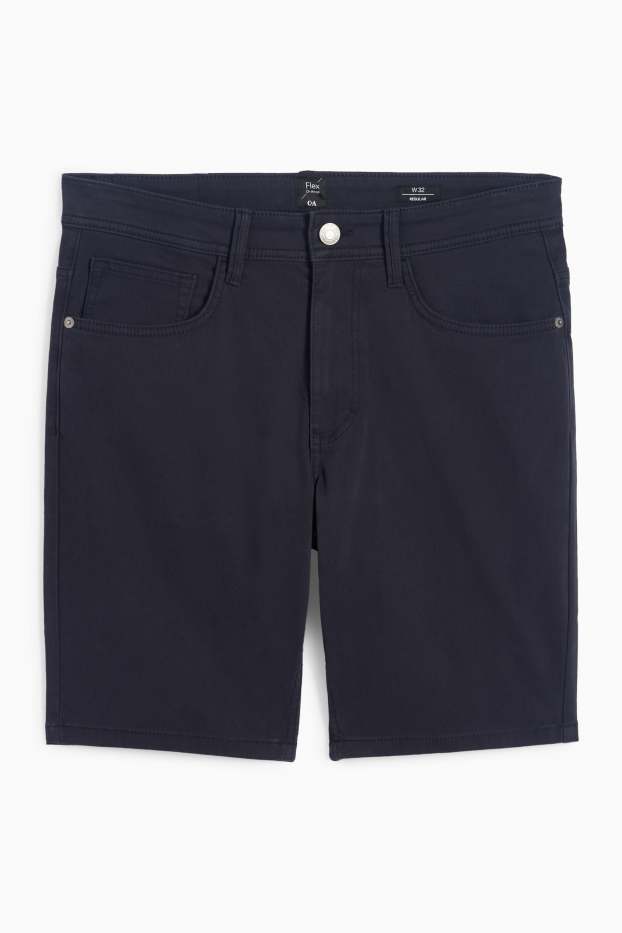 Hommes - Bermudas - Flex - bleu foncé