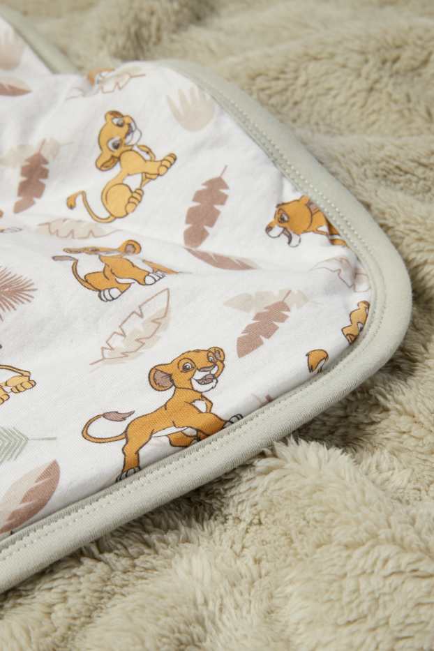 Unisexe - Le Roi Lion - couverture pour bébé - 100 x 80 cm - beige clair