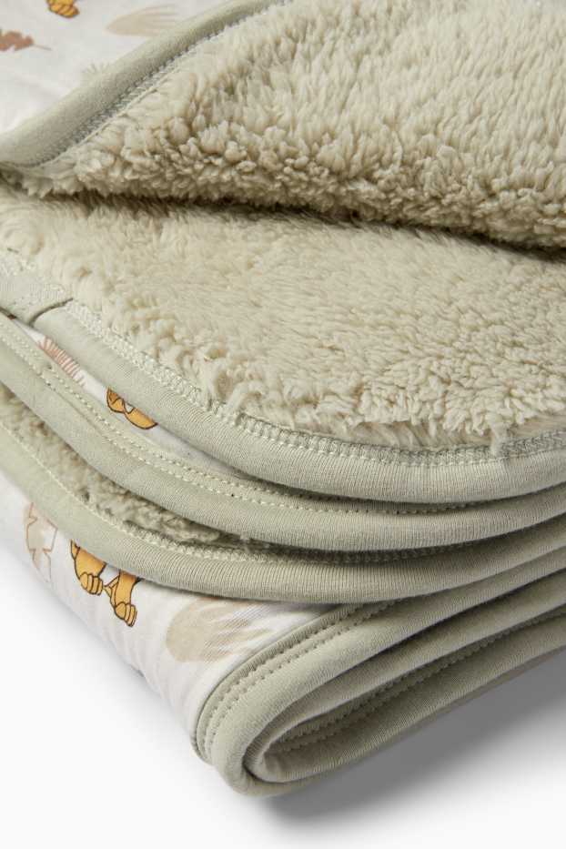Unisexe - Le Roi Lion - couverture pour bébé - 100 x 80 cm - beige clair