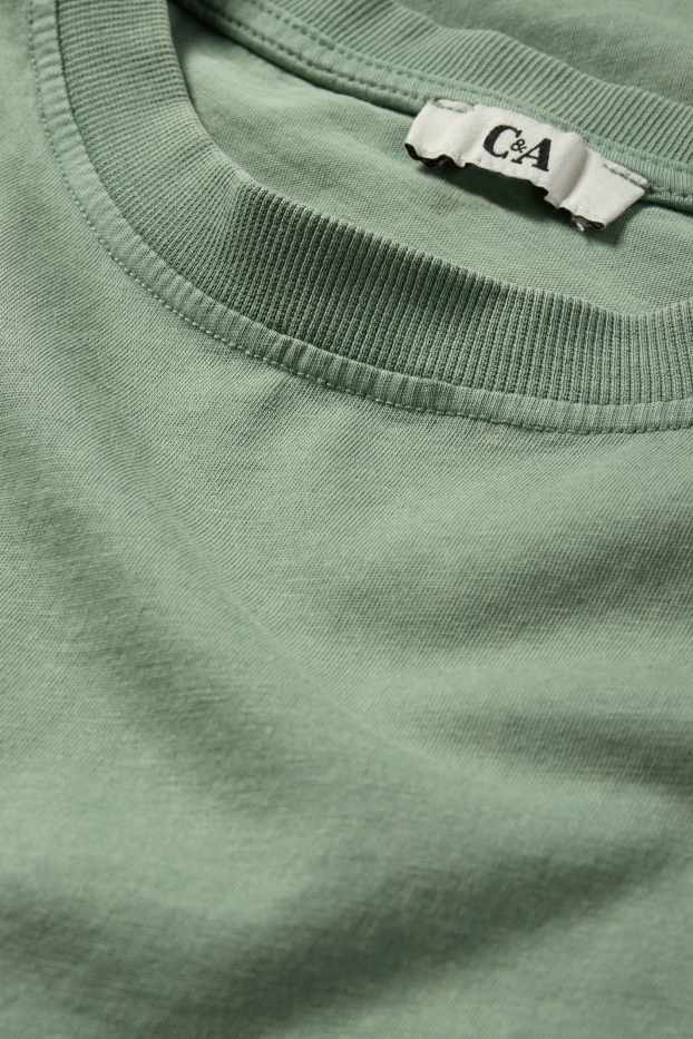 Donna - Vestito a t-shirt - verde