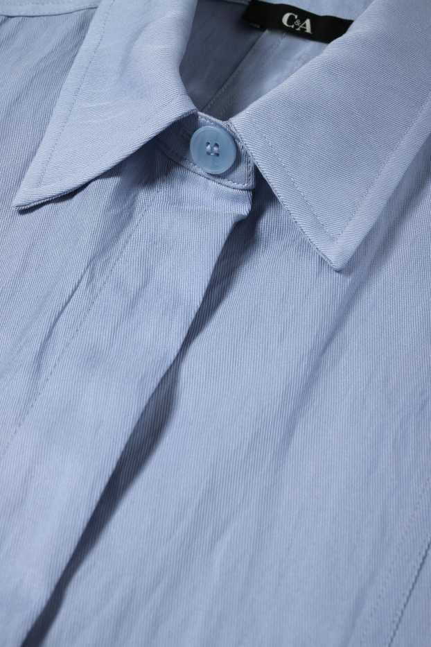 Dames - Blousetop - lichtblauw