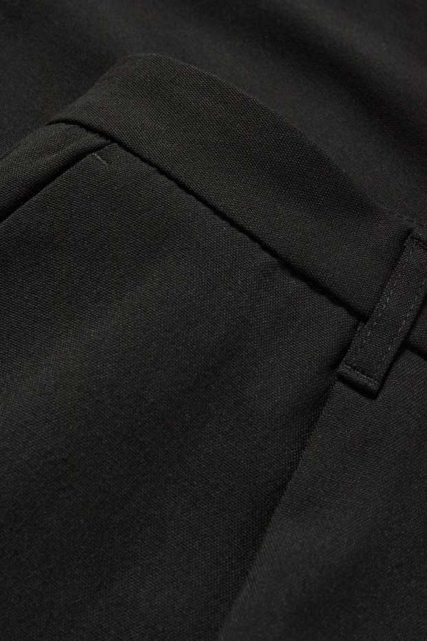 Femmes - Pantalon de toile - low waist - baggy fit - noir