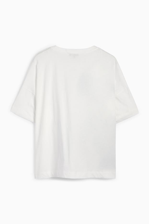 Women - T-shirt - regular fit - white