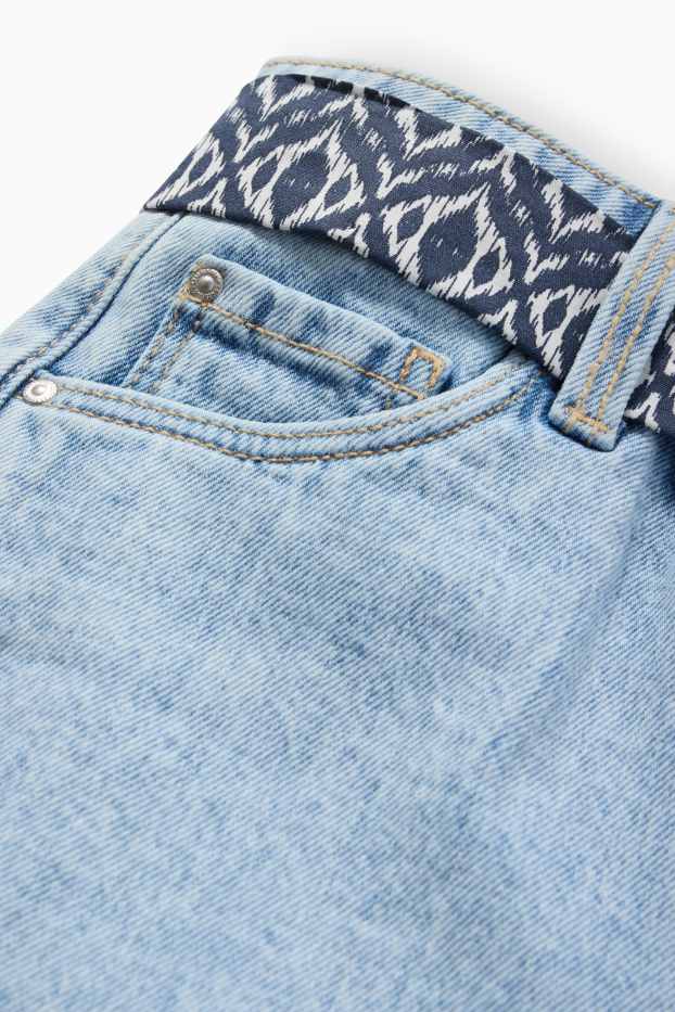 Enfants filles - Short en jean - jean bleu clair