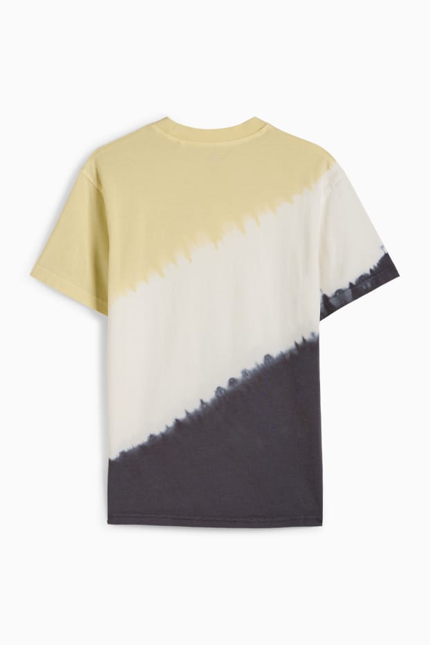 Enfants garçons - Skate - T-shirt - à motif - jaune clair