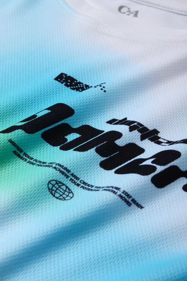 Bambini - Videogiochi - maglia a maniche corte - blu / bianco