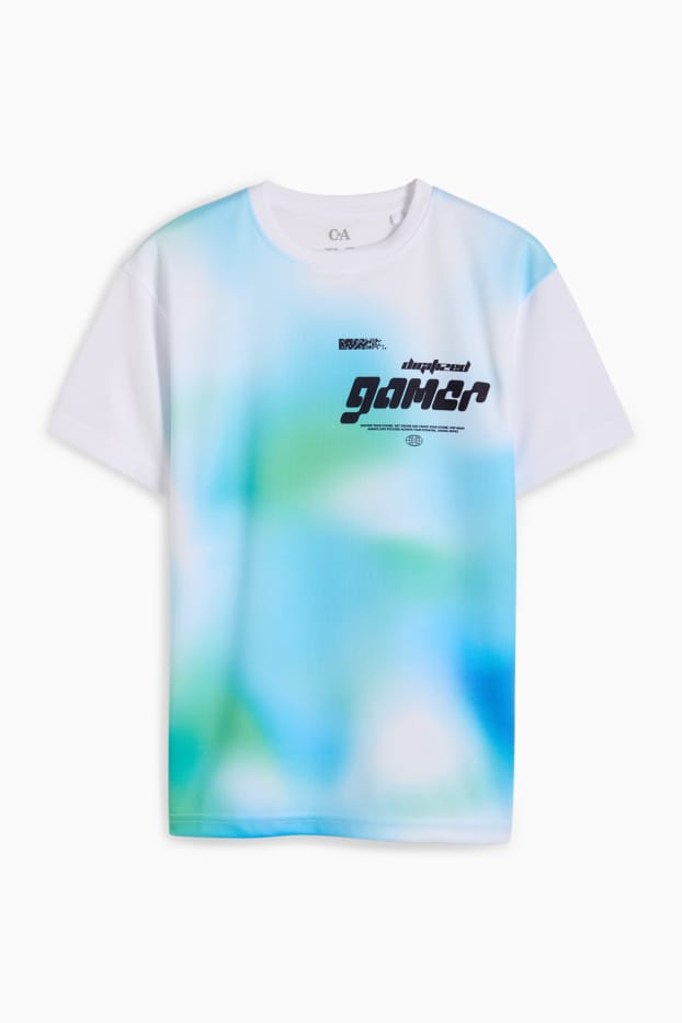 Bambini - Videogiochi - maglia a maniche corte - blu / bianco