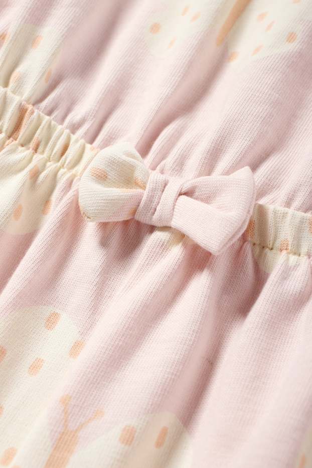 Baby: meisjes - Vlinder - babyjumpsuit - roze