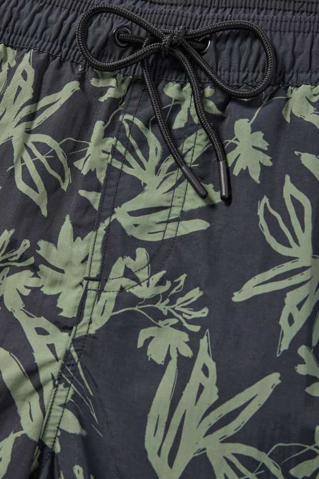 Bărbați - Șort de baie - cu model - verde