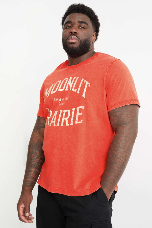 Heren - T-shirt - oranje