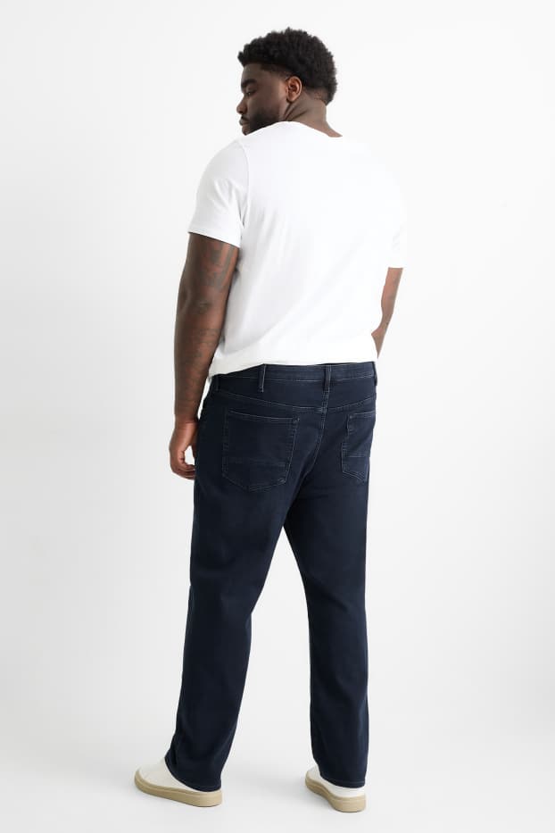 Herren - Straight Jeans - Jog Denim - LYCRA® - dunkeljeansblau