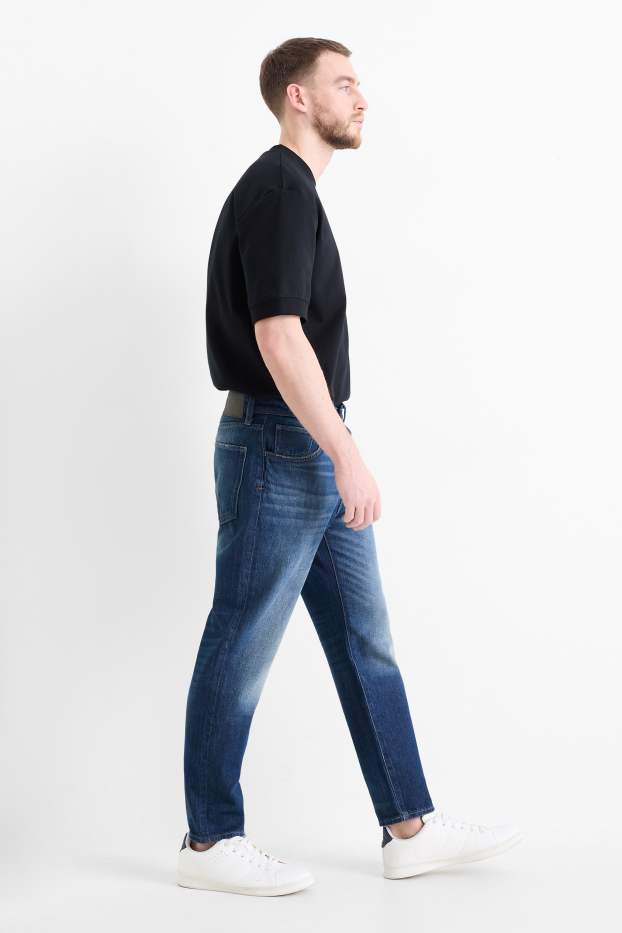 Home - Relaxed tapered jeans - texà blau