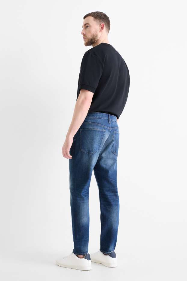 Home - Relaxed tapered jeans - texà blau