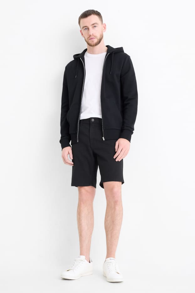 Uomo - Bermuda - Flex - nero