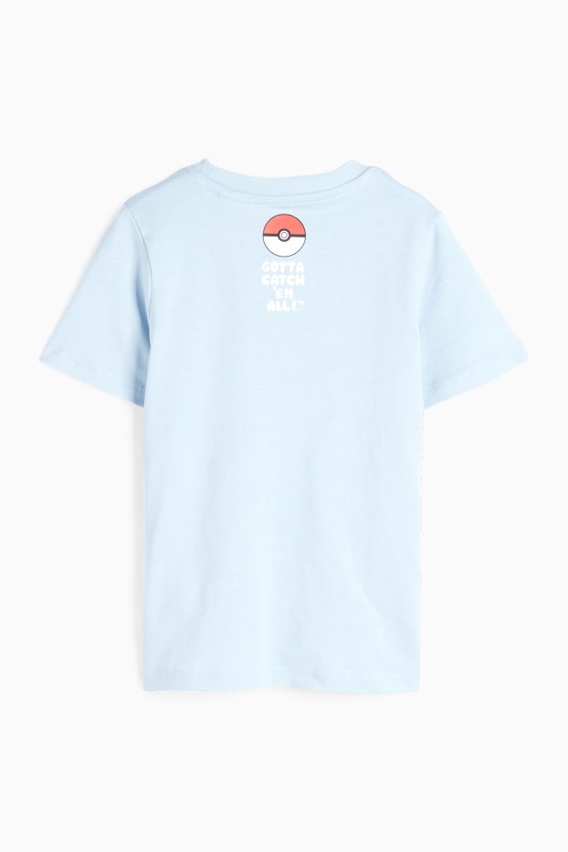 Kinder Jungen - Pokémon - Kurzarmshirt - hellblau