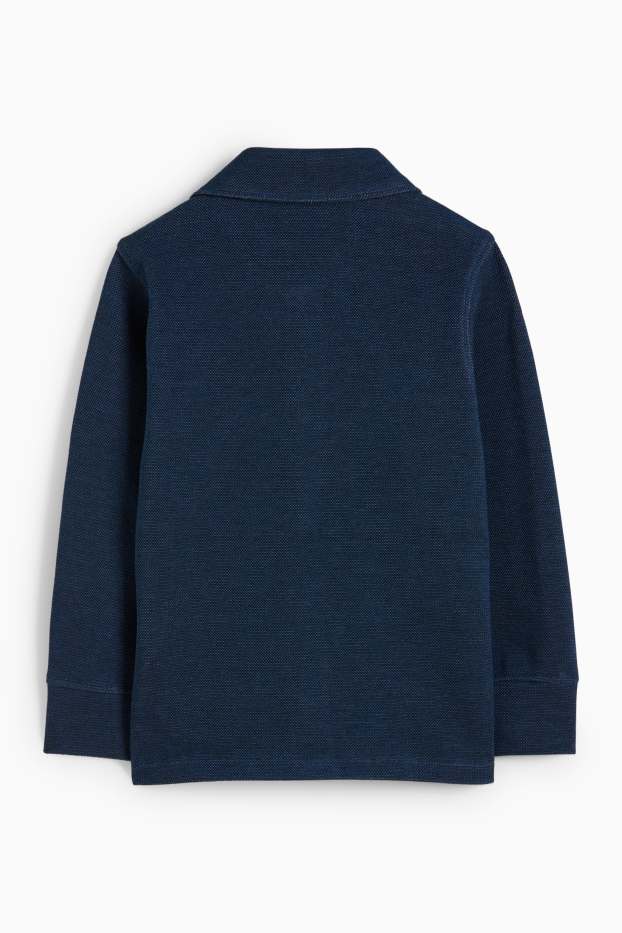 Kinder Jungen - Hemdjacke - dunkelblau