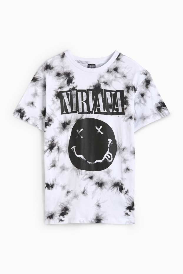 Enfants garçons - Nirvana - T-shirt - noir / blanc