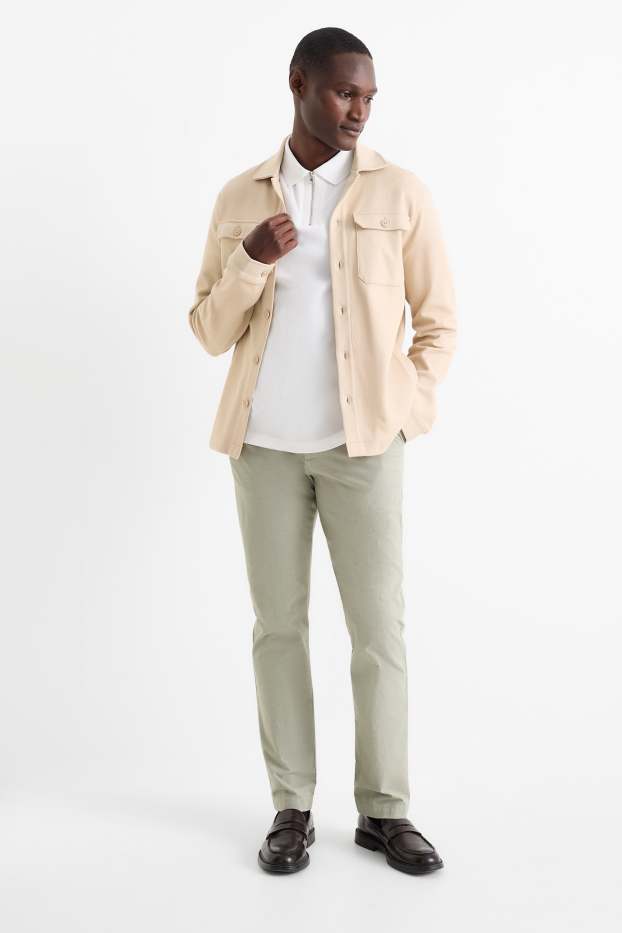 Herren - Chino - Slim Fit - taupe