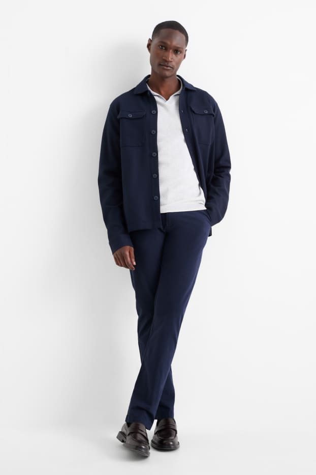 Home - Xinos - slim fit - blau fosc