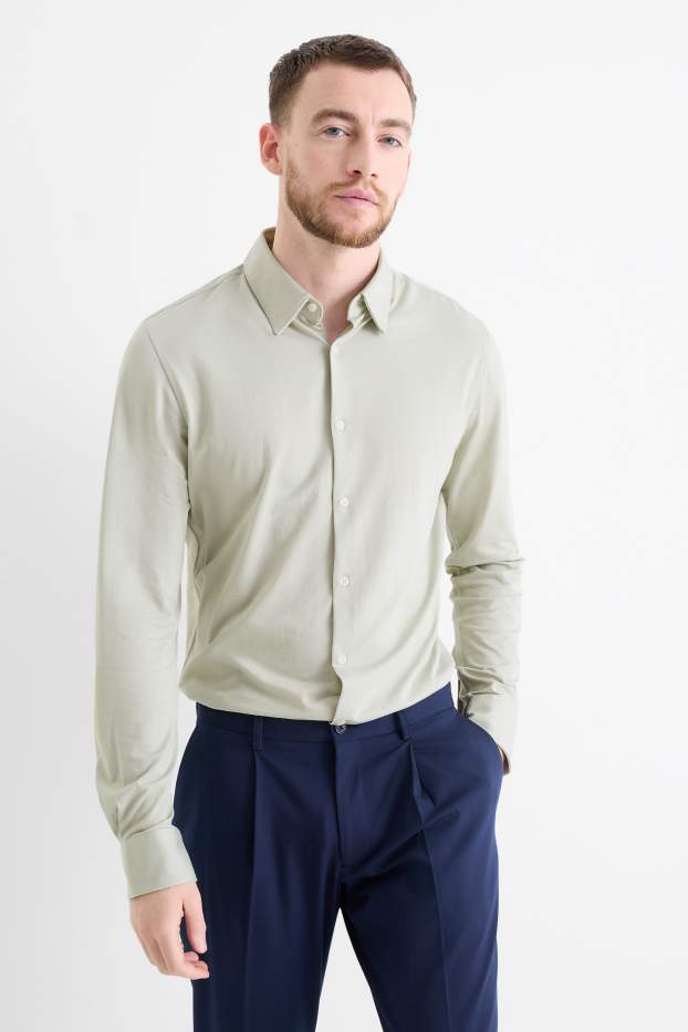 Herren - Businesshemd - Slim Fit - Kent - mintgrün