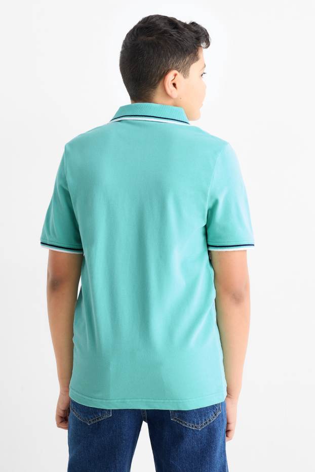 Children Boys - Polo shirt - turquoise