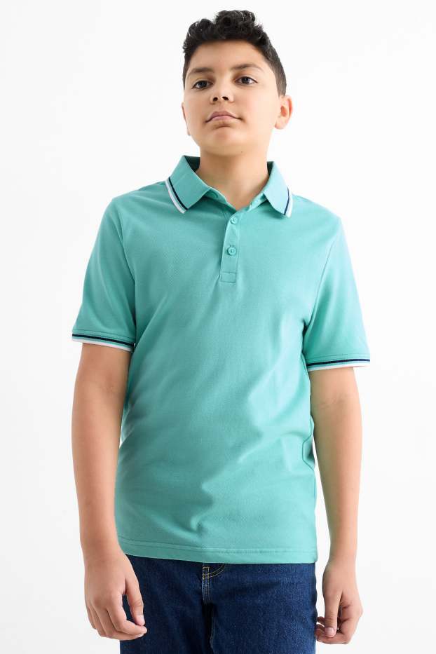 Children Boys - Polo shirt - turquoise