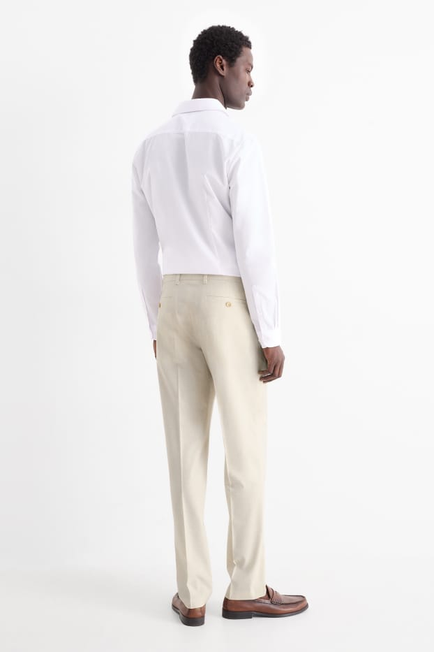 Herren - Baukasten-Hose - Regular Fit - Flex - hellbeige