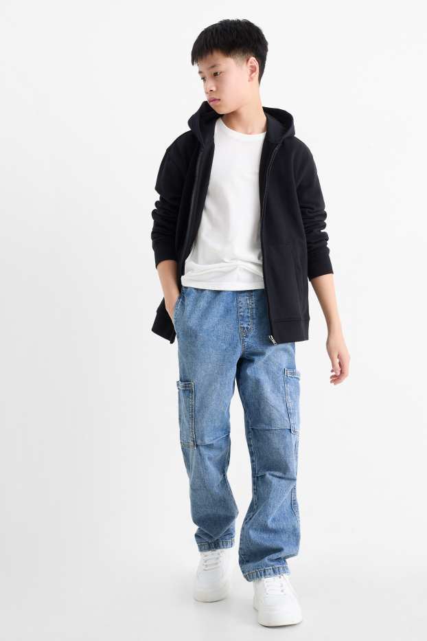 Enfants garçons - Cargo jean - jean bleu