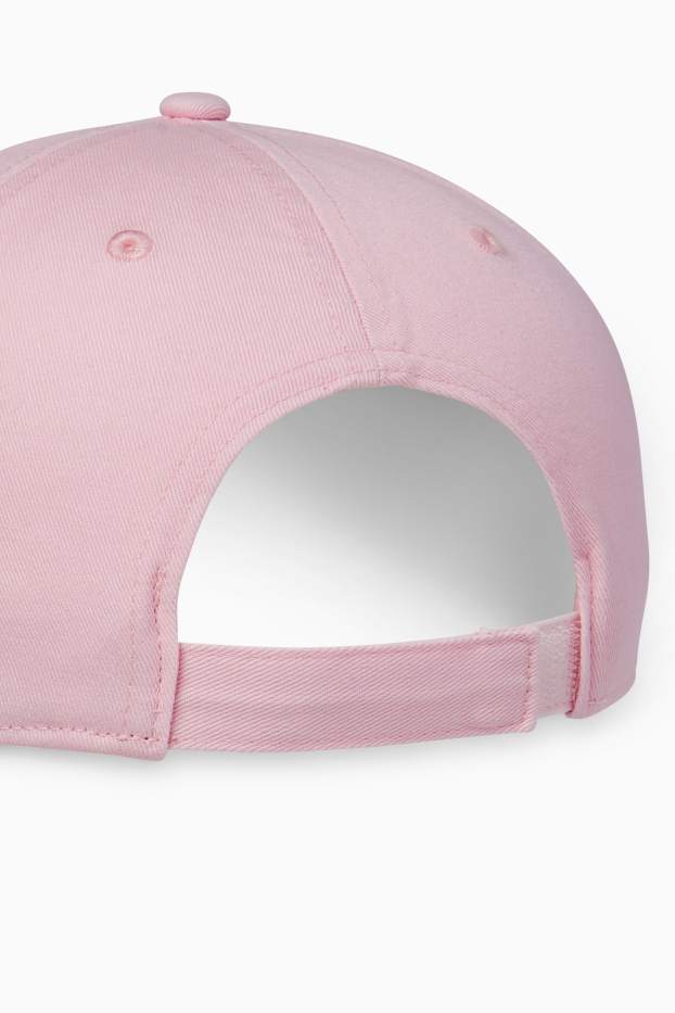 Kinder Mädchen - Schmetterling - Baseballcap - rosa