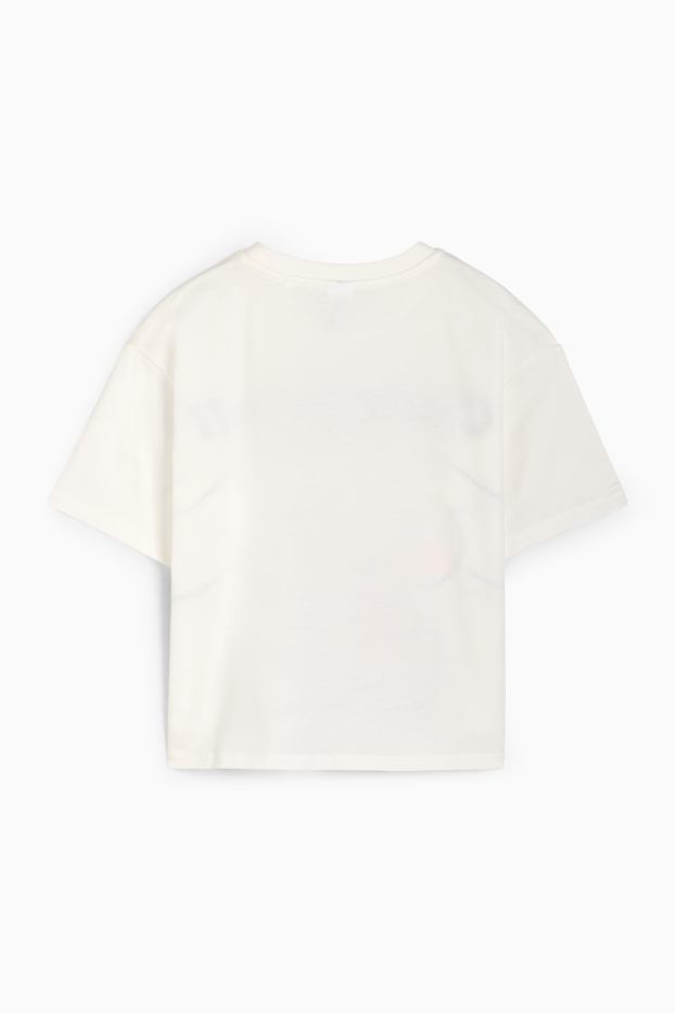 Children Girls - Cinnamoroll - short sleeve T-shirt - white