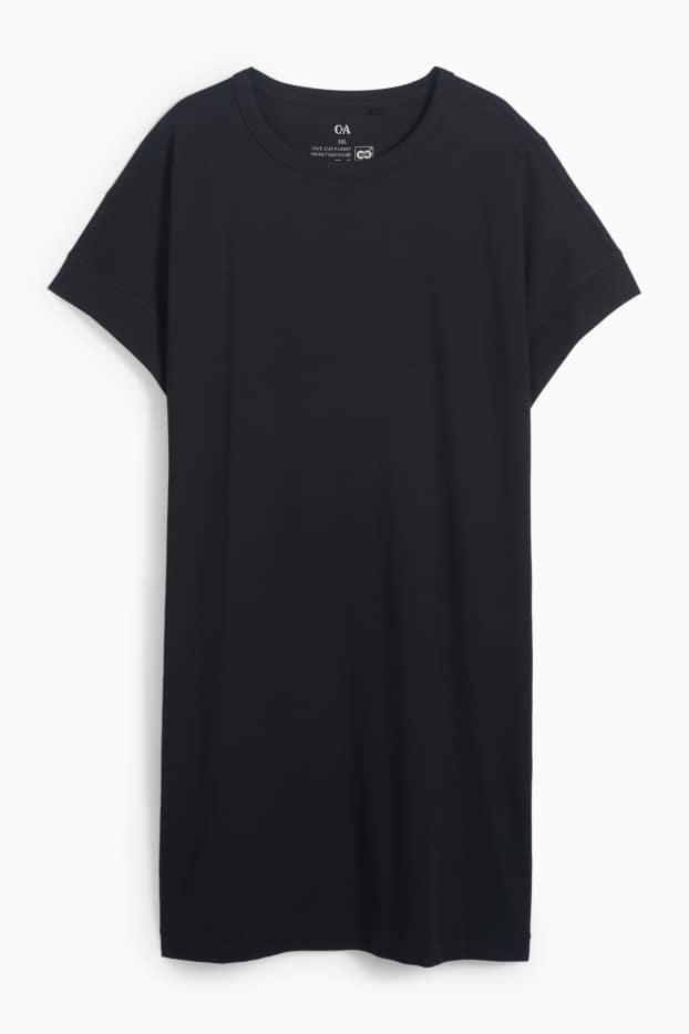 Women - T-shirt dress - black