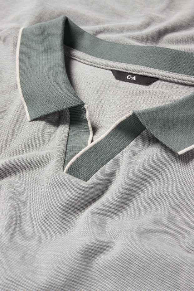 Herren - Poloshirt - grün