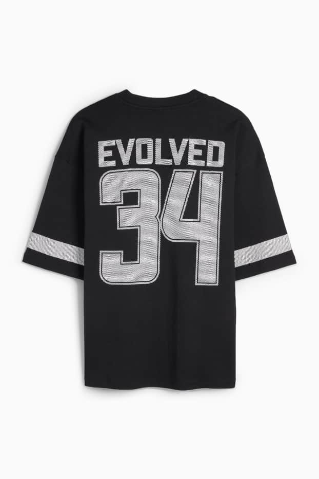 Herren - T-Shirt - Oversized - schwarz