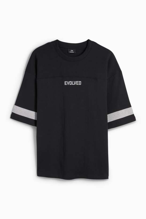 Herren - T-Shirt - Oversized - schwarz