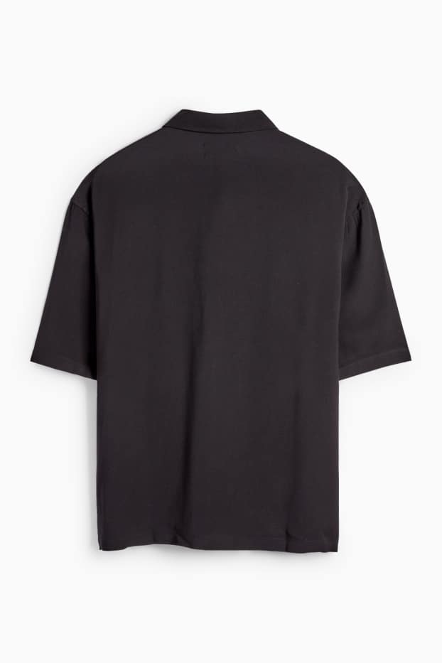 Herren - Hemd - Relaxed Fit - Kent - schwarz