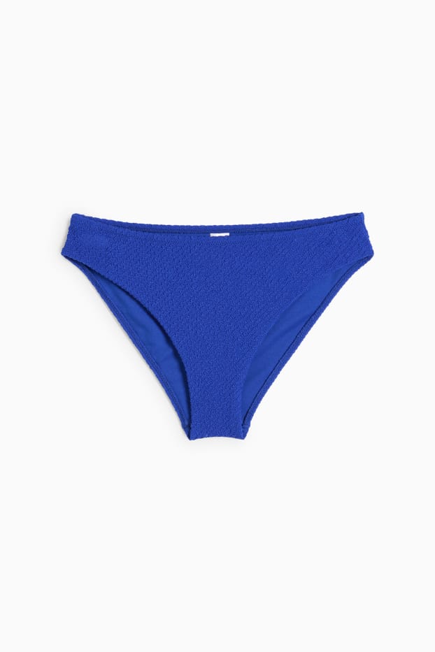Femmes - Bas de bikini - mid waist - LYCRA® XTRA LIFE™ - texturé - bleu