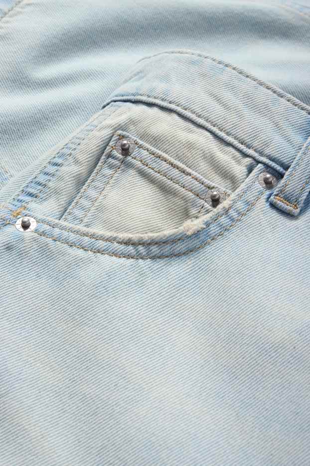 Femmes - Balloon jean - mid waist - jean bleu clair