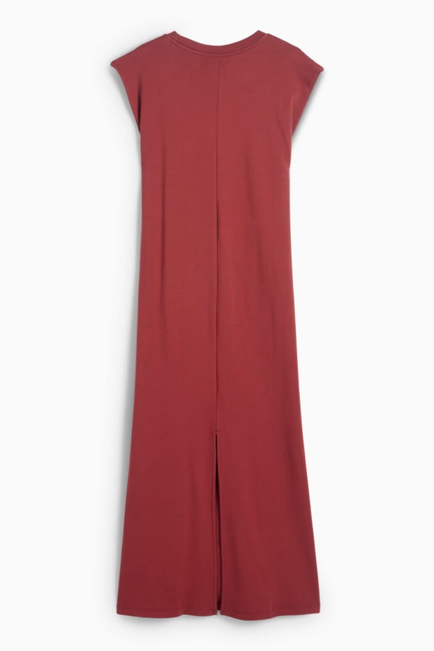 Donna - Vestito a t-shirt - bordeaux