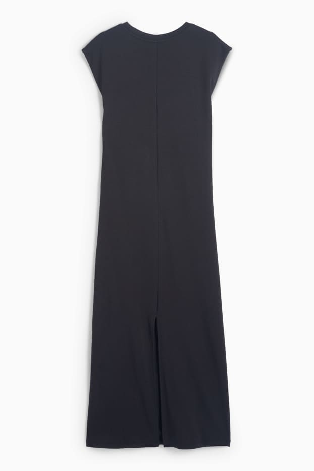 Dámské - Tričkové šaty - černá