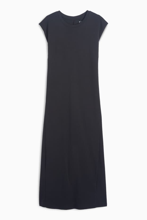 Dámské - Tričkové šaty - černá