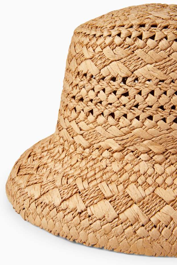 Damen - Stroh-Hut - beige