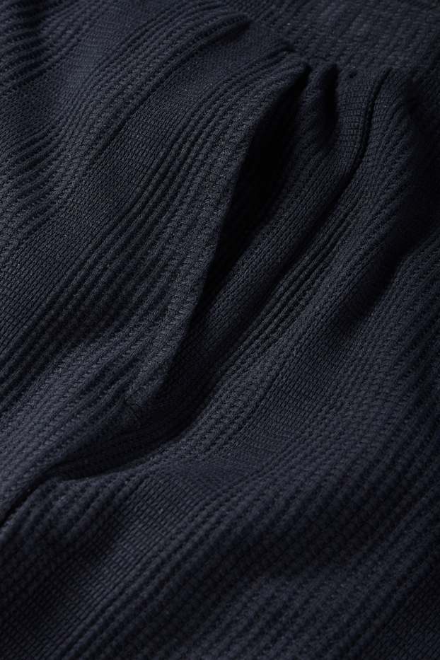 Bărbați - Pantaloni scurți - reiați - negru