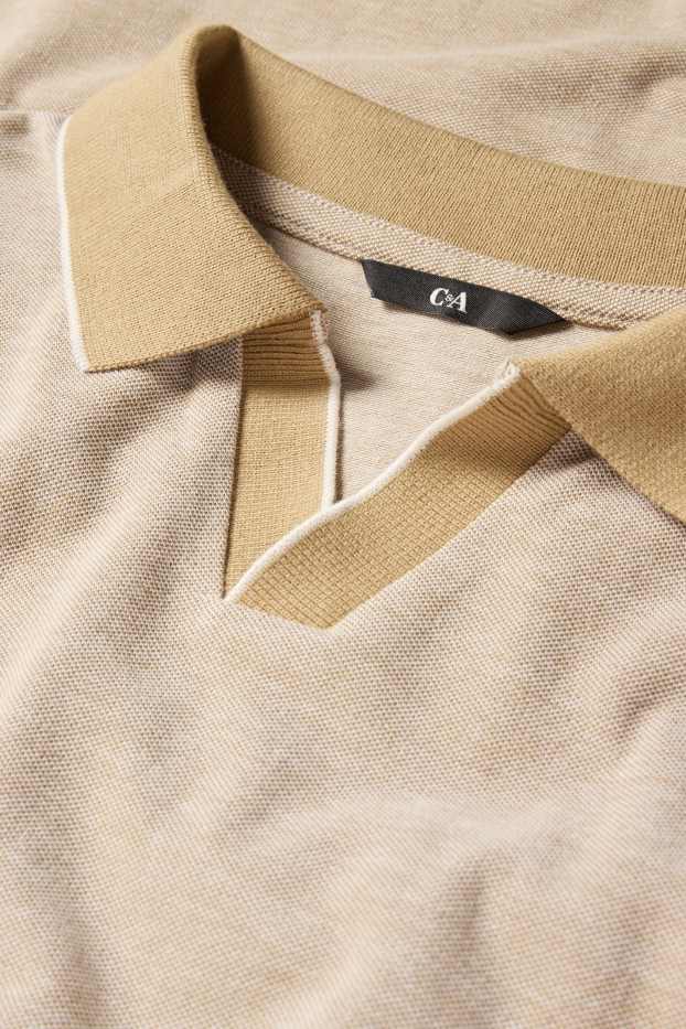 Home - Polo - regular fit - beix