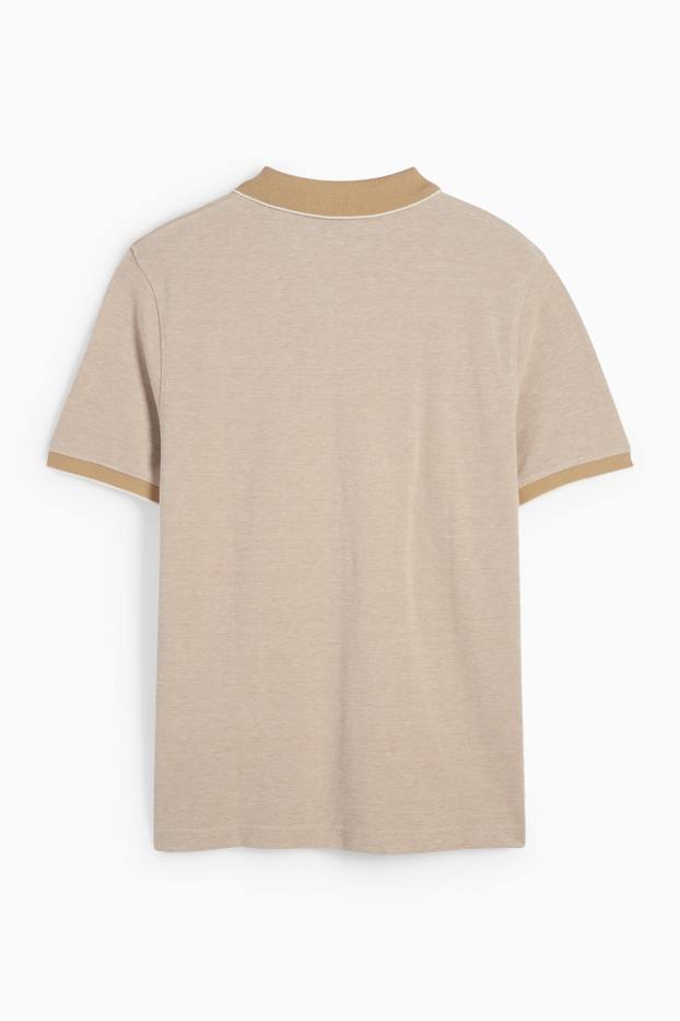 Home - Polo - regular fit - beix