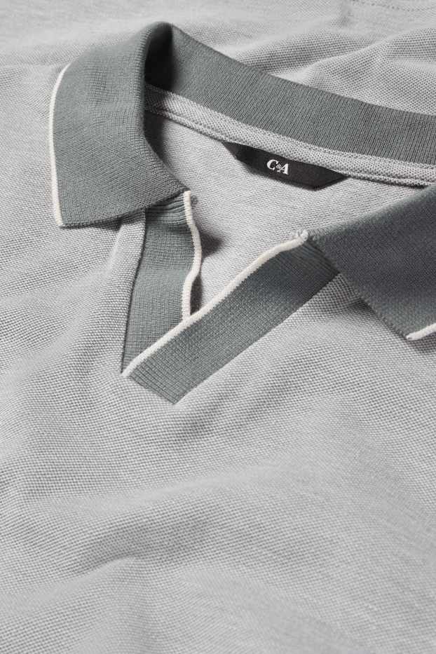 Bărbați - Tricou polo - regular fit - verde